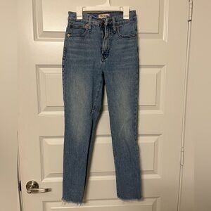 Madewell medium wash skinny jeans